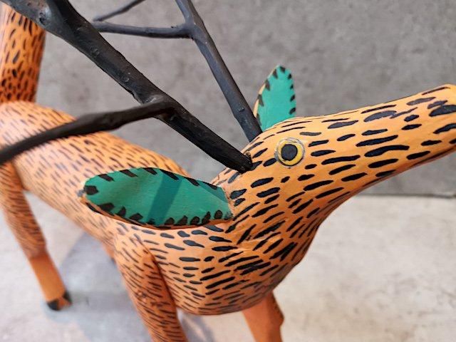 ウッドカーヴィング オアハカの動物 木彫り人形 - メキシコ雑貨 ウッドカーヴィング オアハカの動物 木彫り人形 - メキシコ雑貨