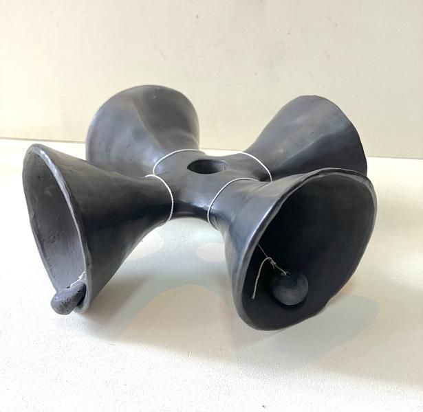 四つベル 黒陶 オアハカ バロネグロ ミッドセンチュリー インテリア