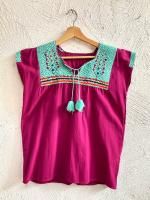 刺繍服 民族服 チュニック ワンピース - メキシコ雑貨とメキシコ