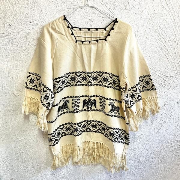 ミチョアカン レディース 刺繍服 チュニック ブラウス