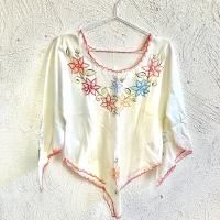 刺繍服 民族服 チュニック ワンピース - メキシコ雑貨とメキシコ
