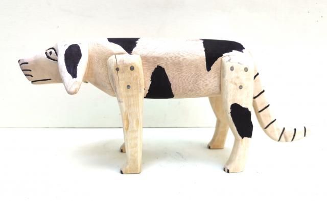 OAXACAN WOOD CARVING オアハカンウッドカービングイヌ大きめ