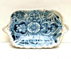 時代 マジョルカ焼 マジョリカ焼 壷 花瓶 フラワーベース