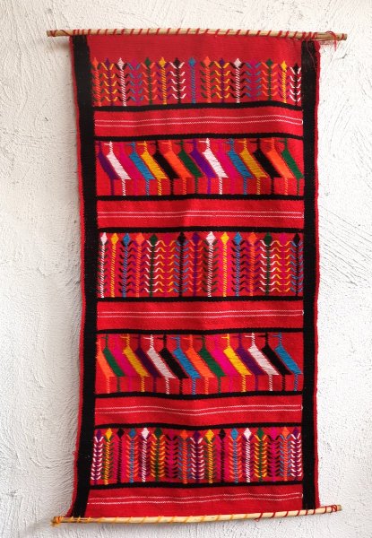 グアテマラ刺繍タペストリー|ビンテージ|鳥文様 - メキシコ雑貨とメキシコの民芸店 トンボラ 通販 フォークアート クラフト ビンテージ