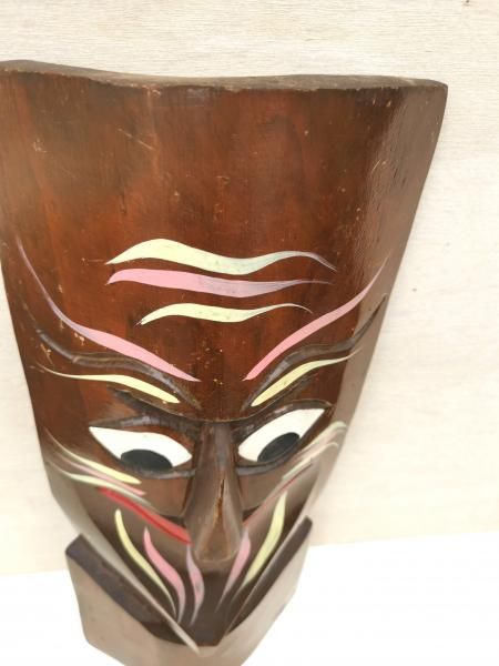 コレクター収集品　メキシコ　トトナカ文化　マスク　（B） ウッドマスク | メキシコ仮面 - メキシコ雑貨とメキシコの民芸店