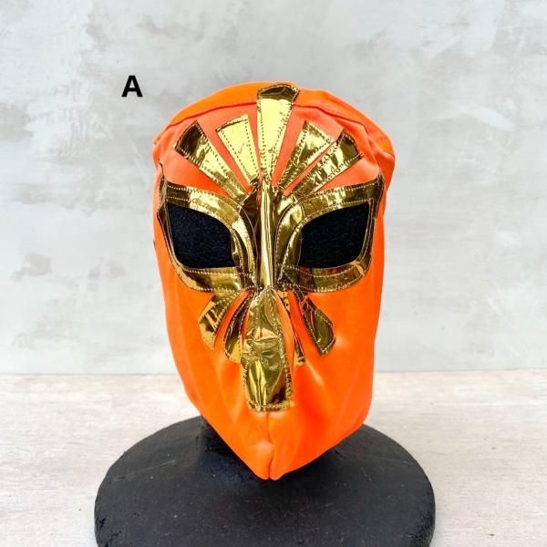 メキシコ　オレンジ プロレスマスク ルチャリブレ キッズ マスク プロレス- メキシコ雑貨とメキシコ