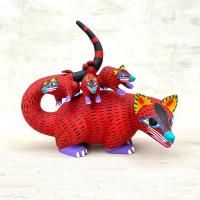 オアハカ ウッドカーヴィング 動物 木彫 ヒメネス オーダー