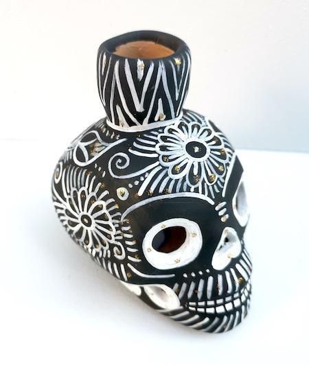 カラベラ 陶製オブジェ | 死者の日 - メキシコ雑貨とメキシコの民芸店