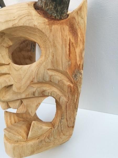 インドネシアのオリジナル手作り木製マスクです。 - Etsy 日本