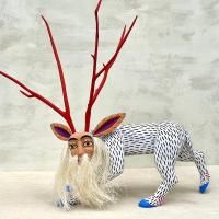 オアハカ ウッドカーヴィング 動物 木彫 ヒメネス オーダー
