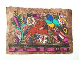メキシコ アマテ絵 2点セット フォークアート スーベニア お土産