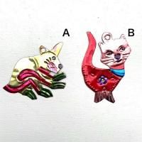 オハラタ ブリキオーナメント  壁飾り  [カンガルーとネコ]<img class='new_mark_img2' src='https://img.shop-pro.jp/img/new/icons13.gif' style='border:none;display:inline;margin:0px;padding:0px;width:auto;' />
																													