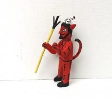 オアハカ ウッドカービング 木彫り サンチアゴ  [エルメリンド ディアブロ 9cm その1] <img class='new_mark_img2' src='https://img.shop-pro.jp/img/new/icons13.gif' style='border:none;display:inline;margin:0px;padding:0px;width:auto;' />