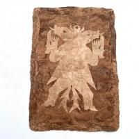 【匿名配送】 メキシコ　アート　アマテ紙　ヴィンテージ　鳥　絵画　民芸品 メキシコ,アート,色,伝統紙,アマテ, - メキシコ直輸入 輸入雑貨