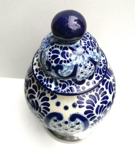 プエブラ 陶器 | タラベラ焼き 壺 - メキシコ雑貨とメキシコの