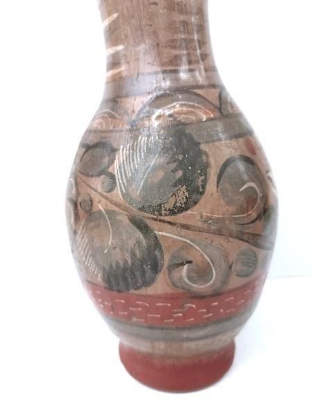 トナラ 陶器 花器 | ブルニード 14cm ビンテージ - メキシコ雑貨と