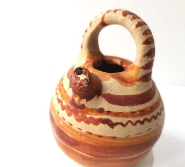 メキシコ　トナラ焼の壺 メキシコトナラ焼小皿ソース皿