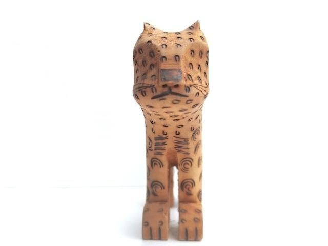ヴェラクルス 木彫人形 | ジャガー 22cm - メキシコ雑貨とメキシコの
