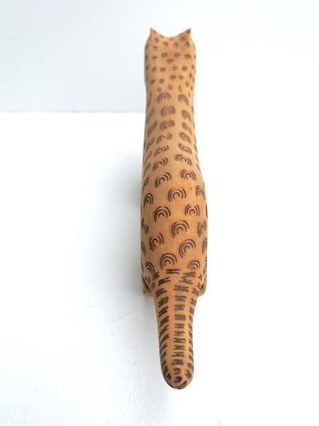 ヴェラクルス 木彫人形 | ジャガー 22cm - メキシコ雑貨とメキシコの