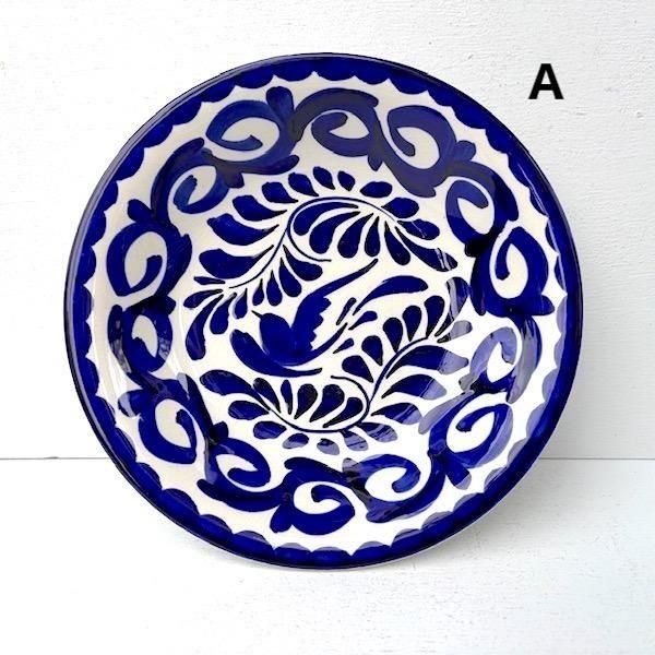 プエブラ 陶器 タラベラ風 | アンフォラ プレート 20cm