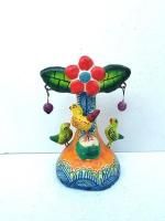 ツリーオブライフ 生命の木 燭台 キャンドルホルダー - メキシコ雑貨と