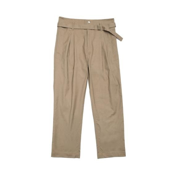 BELTED PANTS / BEIGE - クオルト オフィシャルオンラインショップ -quolt Official Online Shop-