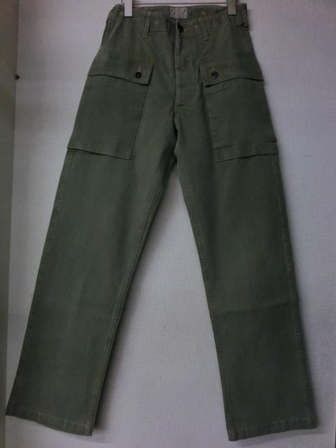 バズリクソン HERRINGBONE U.S.M.C PANTS BR40435-149 オリーブ - ザ