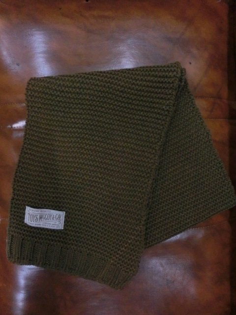 トイズマッコイ　　　MILITARY KNIT MUFFLER