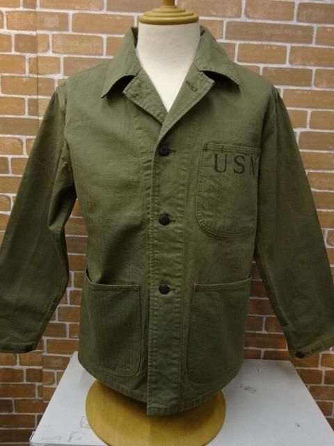 クーポン利用で2750円&送料無料 40s US.NAVY N3 HBT jacket WW II 大戦