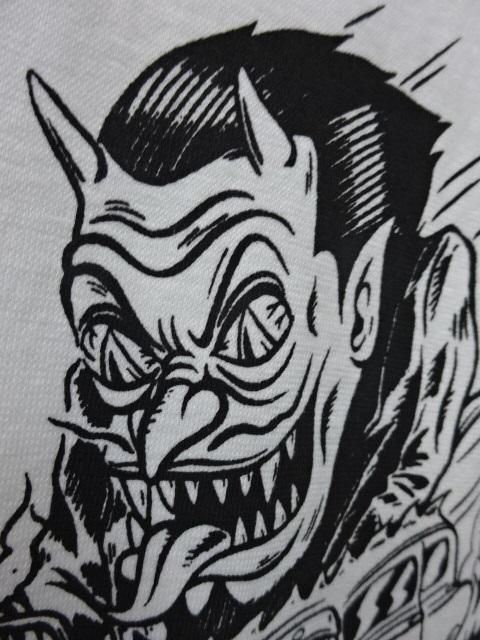 クッシュマン リサイクルコットンTシャツ HOTROD BY KNUCKLE クッシュマン リサイクルコットンTシャツ HOTROD BY KNUCKLE