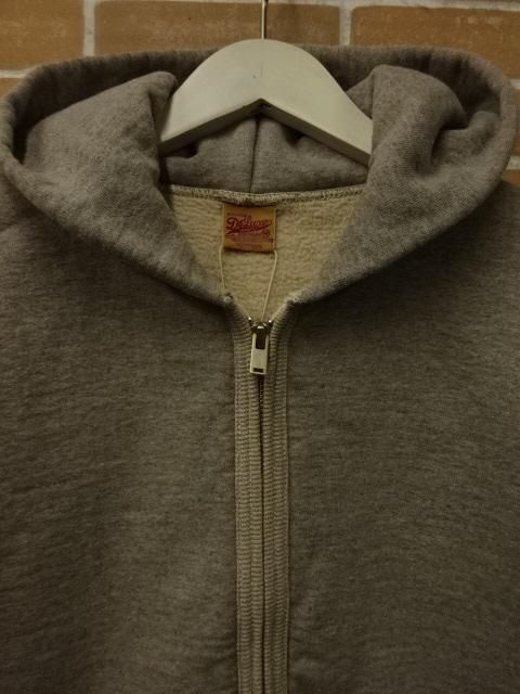 デラックスウエア FULLZIP PARKA PLAIN SPZ-00 杢グレー デラックスウエア FULLZIP PARKA PLAIN SPZ-00 杢グレー