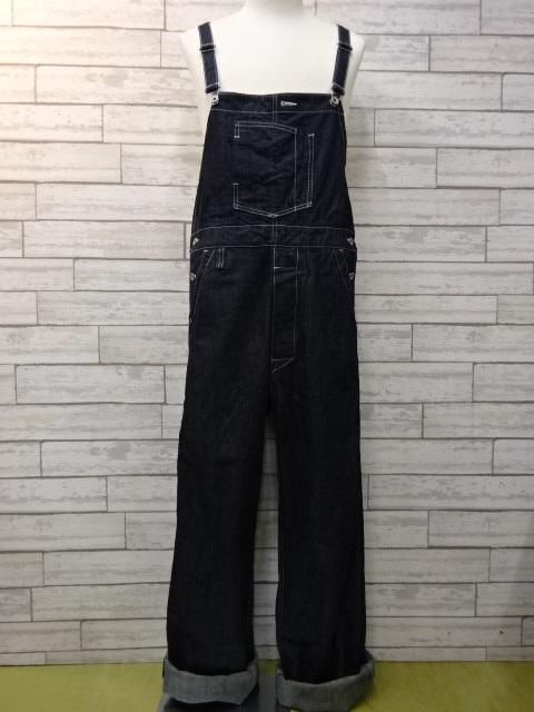 DryBones Cinch Buckle Overalls indigoインディゴ状態 - サロペット