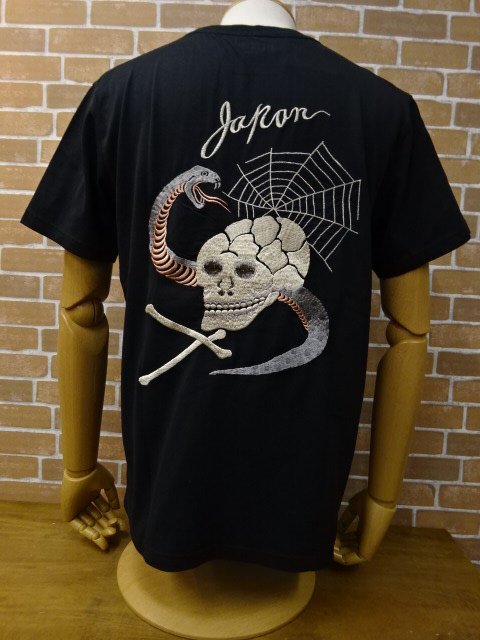 テーラー東洋 スカＴシャツ ”SKULL＆SNAKE” TT78775-119 ブラック - ザ