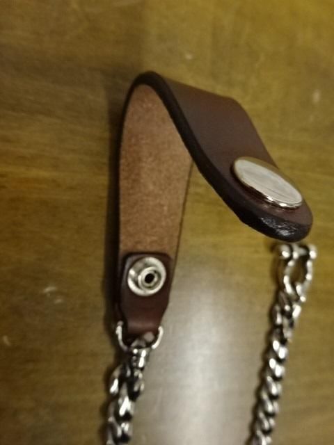 Incepution ウォレットチェーン UKサドル&シルバーメッキ