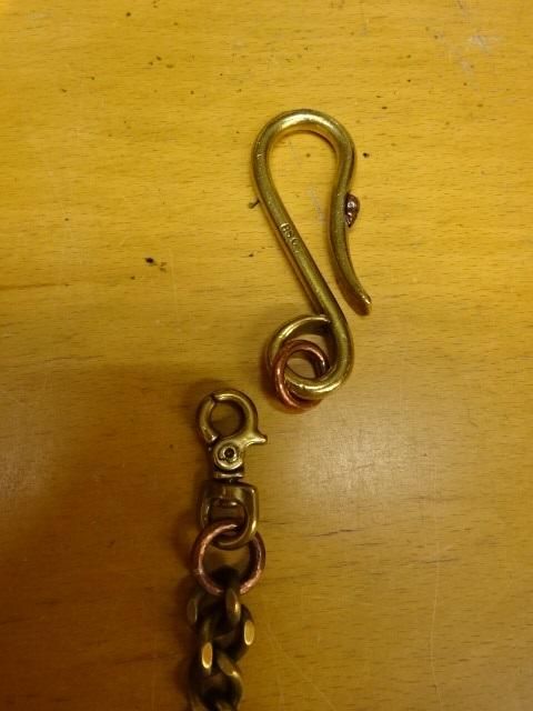 真鍮ナスカンウォレットチェーン×5 Amazon.co.jp: [BRASS STORE] ショート 喜平 真鍮ウォレット