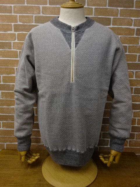 ジェラード　　Heisman Half Zip Sweat　 　　　AB63217　ソルト&ペッパー - ザ ホワイツ ウルフ｜広島県広島市　 アメカジショップ　THE WHITE'S WOLF