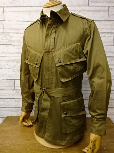 バズリクソンズ　COAT, PARACHUTE JUMPER “BUZZ RICKSON MFG. CO.”　 BR14830-01 LIGHT  OLIVE DRAB - ザ ホワイツ ウルフ｜広島県広島市　アメカジショップ　THE WHITE'S WOLF