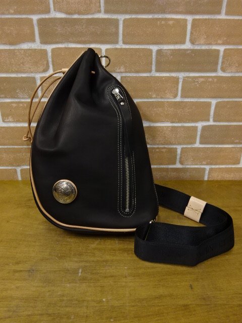 REDMOON 　 STOMACH-BB ショルダーバッグ GBK (Glove Leather Black), 　 - ザ ホワイツ  ウルフ｜広島県広島市　アメカジショップ　THE WHITE'S WOLF