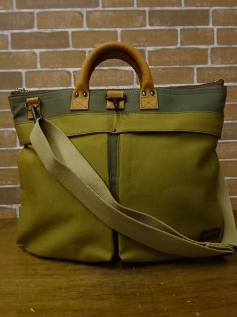 トイズマッコイ　 HELMET BAG GROSGLAIN 　OLIVE/KHAKI　 TMA2024-161　オリーブ/カーキ - ザ ホワイツ  ウルフ｜広島県広島市　アメカジショップ　THE WHITE'S WOLF