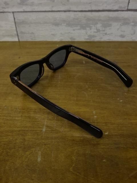 Cushman by eyewear ブラックサングラス クッシュマン ブラックフレーム ウエリントンタイプ サングラス