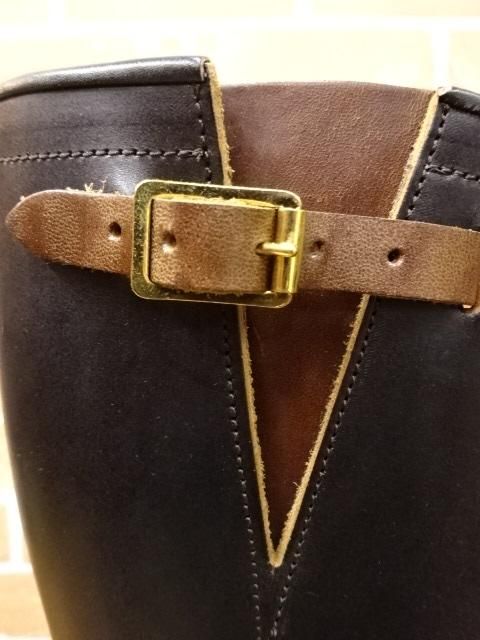 DAPPAR`S 40's Style Engineer Boots LOT1142 BROWN×R.BLACK(茶 DAPPAR`S 40's Style Engineer Boots LOT1142 BROWN×R.BLACK(茶