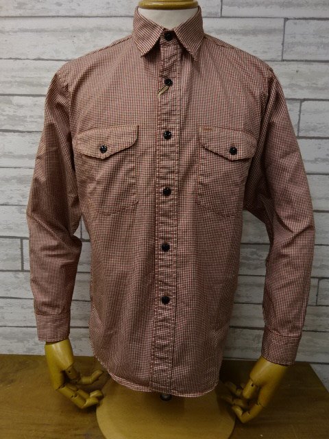 シュガーケーン フィクションロマンス 6oz. HOUND TOOTH PRINT WORK SHIRT SC28847-431 A.ブラウン - ザ  ホワイツ ウルフ｜広島県広島市　アメカジショップ　THE WHITE'S WOLF