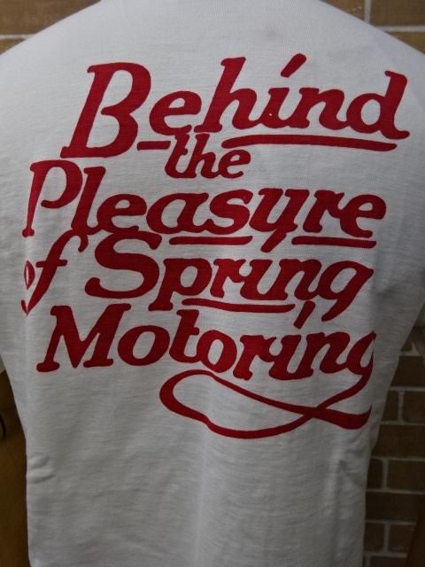 デラックスウエア 半袖Tシャツ ” MOTORING ” SDL-2201 ホワイト デラックスウエア 半袖Tシャツ ” MOTORING ” SDL-2201 ホワイト