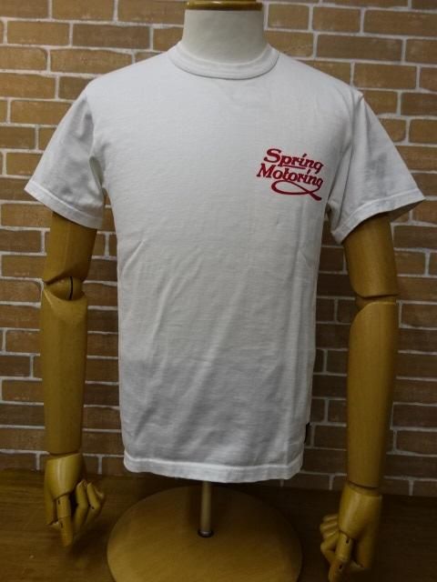 デラックスウエア 半袖Tシャツ ” MOTORING ” SDL-2201 ホワイト