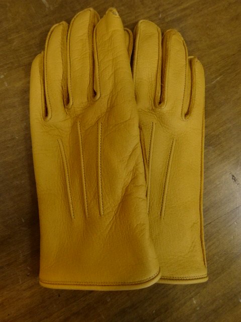 デラックスウエア 　　DEER LEATHER GLOVE　　　DLG-002　CAMEL - ザ ホワイツ ウルフ｜広島県広島市　アメカジショップ　 THE WHITE'S WOLF