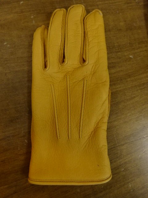 デラックスウエア 　　DEER LEATHER GLOVE　　　DLG-002　CAMEL - ザ ホワイツ ウルフ｜広島県広島市　アメカジショップ　 THE WHITE'S WOLF