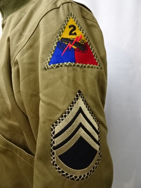 バズリクソンズ 　Type TANK PATCH POCKET “BUZZ RICKSON CO. 2nd ARMOR DIVISION” 　　 BR14944-01 - ザ ホワイツ ウルフ｜広島県広島市　アメカジショップ　THE WHITE'S WOLF