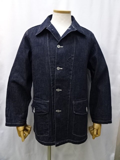 バズリクソンズ U.S. ARMY DENIM WORKING JACKET BR15302-421 NAVY - ザ ホワイツ ウルフ｜広島県広島市  アメカジショップ THE WHITE'S WOLF