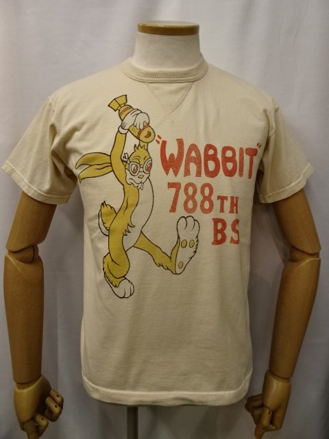 トイズマッコイ MILITARY TEE SHIRT 788th BS WABBIT TMC2328-040 NATURAL - ザ ホワイツ  ウルフ｜広島県広島市　アメカジショップ　THE WHITE'S WOLF