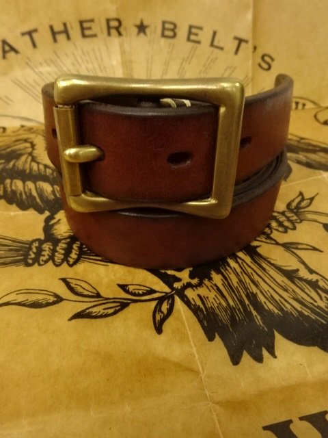 Vintage Works Leather Belt 5Hole 真鍮バックル DH5679 BRONZE